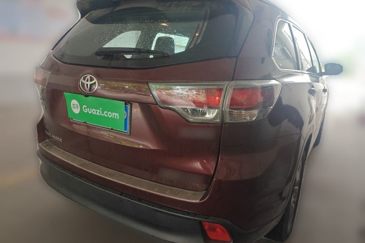 Used Toyota Highlander 2015 2.0T Four-Wheel Drive Luxury Navigation Version with 7 Seats Rear Right 45 Deg