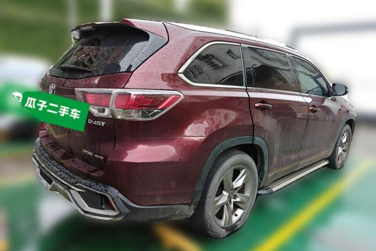 Used Toyota Highlander 2015 2.0T Four-Wheel Drive Luxury Navigation Version with 7 Seats Rear Right 45 Deg