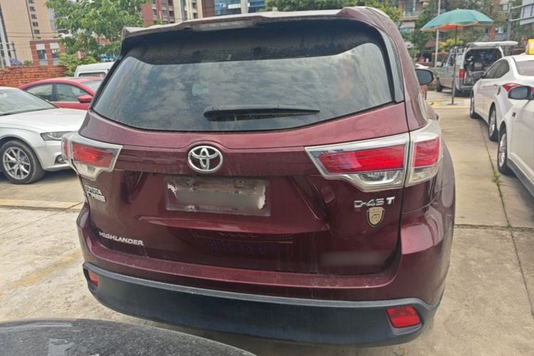Used Toyota Highlander 2015 2.0T Four-Wheel Drive Luxury Edition 7-Seater Rear
