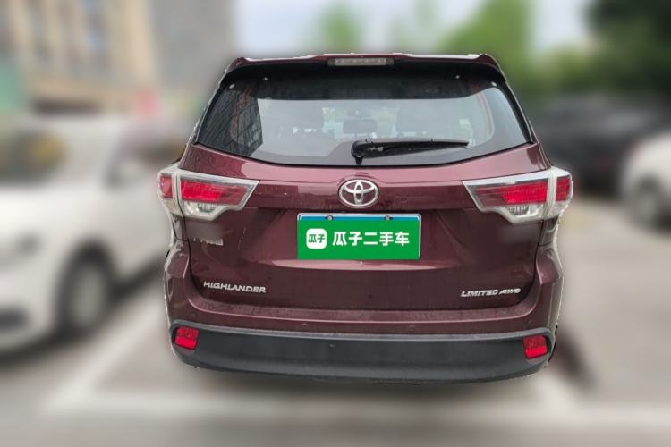 Used Toyota Highlander 2015 2.0T Four-Wheel Drive Ultimate Edition 7-Seater Rear