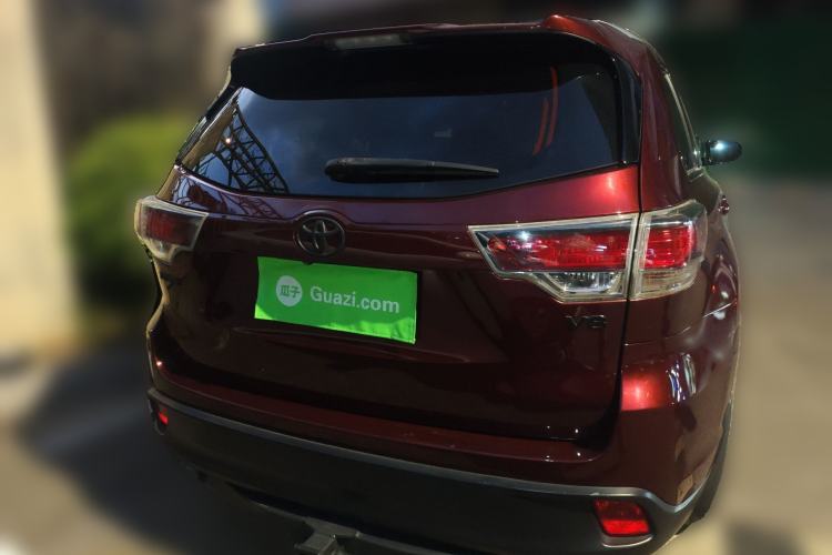 Used Toyota Highlander 2015 2.0T Four-Wheel Drive Luxury Edition 7-Seater Rear