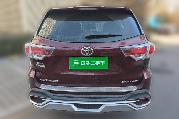 Used Toyota Highlander 2015 2.0T Four-Wheel Drive Luxury Edition 7-Seater Rear