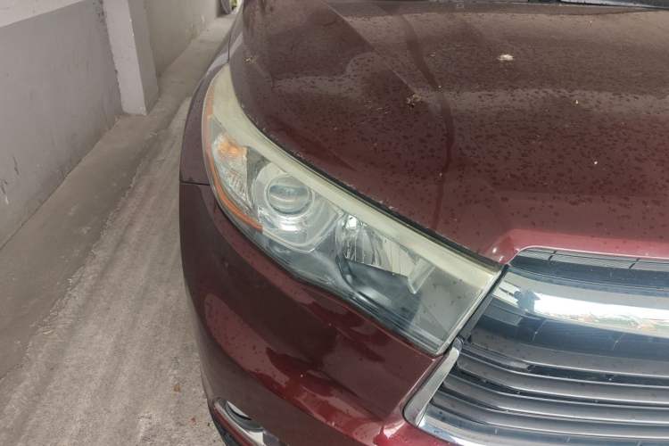 Used Toyota Highlander 2015 2.0T Four-Wheel Drive Luxury Navigation Version with 7 Seats Right Front Headlight