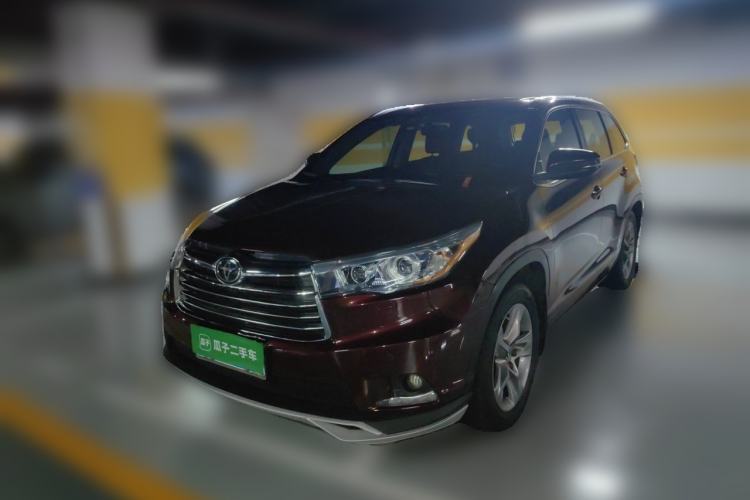 Used Toyota Highlander 2015 2.0T Four-Wheel Drive Ultimate Edition 7-Seater Guazi used car, China used car export, Used car for sale, Used cars, Cheapest cars for sale