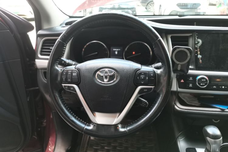 Used Toyota Highlander 2015 2.0T Four-Wheel Drive Luxury Edition 7-Seater Steering Wheel