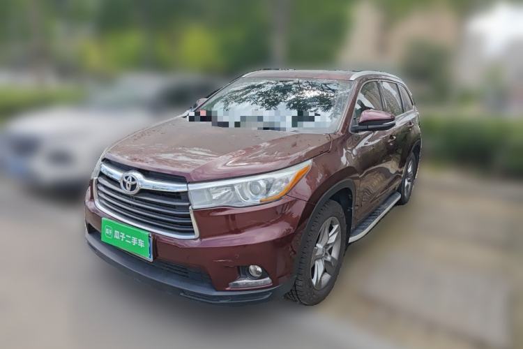 Used Toyota Highlander 2015 2.0T Four-Wheel Drive Luxury Edition 7-Seater Guazi used car, China used car export, Used car for sale, Used cars, Cheapest cars for sale