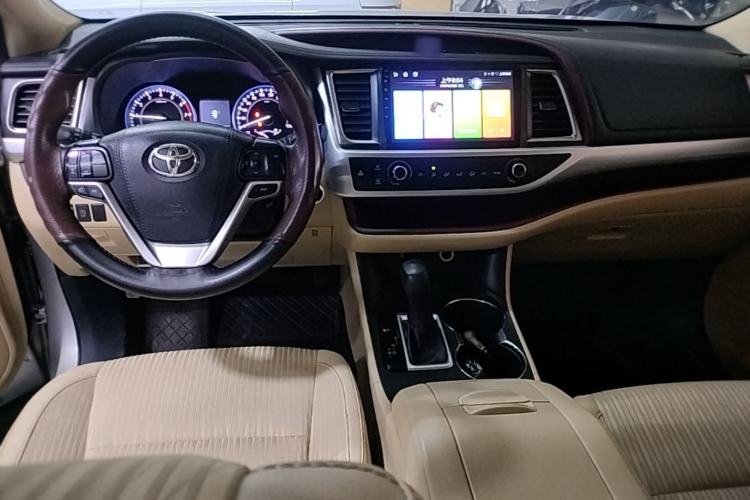 Used Toyota Highlander 2015 2.0T Four-Wheel Drive Elite Edition 7-Seater Center Console