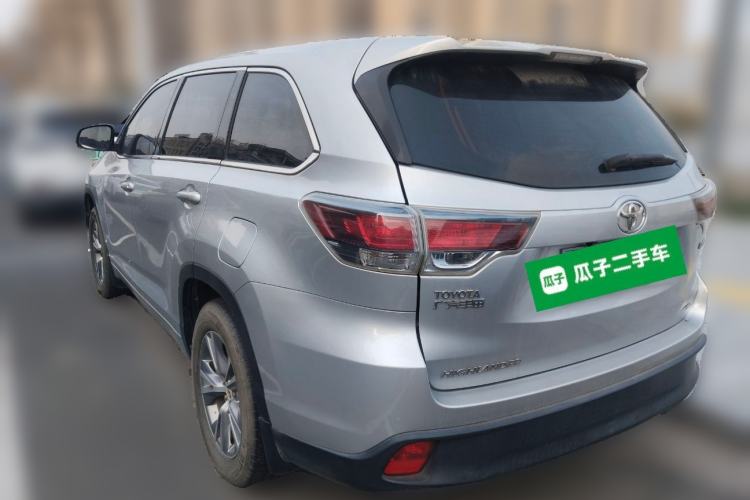 Used Toyota Highlander 2015 2.0T Four-Wheel Drive Elite Edition 7-Seater Rear Left 45 Deg