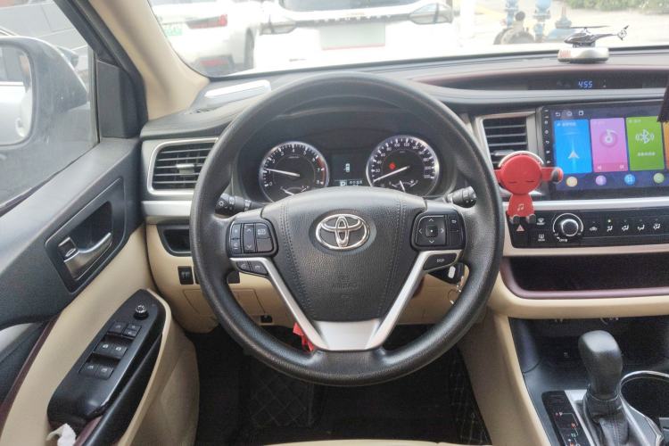 Used Toyota Highlander 2015 2.0T Four-Wheel Drive Elite Edition 7-Seater Steering Wheel