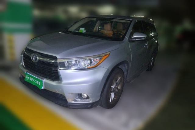 Used Toyota Highlander 2015 2.0T Four-Wheel Drive Luxury Navigation Version with 7 Seats