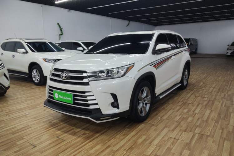 Used Toyota Highlander 2015 2.0T Four-Wheel Drive Luxury Edition 7-Seater Guazi used car, China used car export, Used car for sale, Used Toyota cars, Cheapest cars for sale