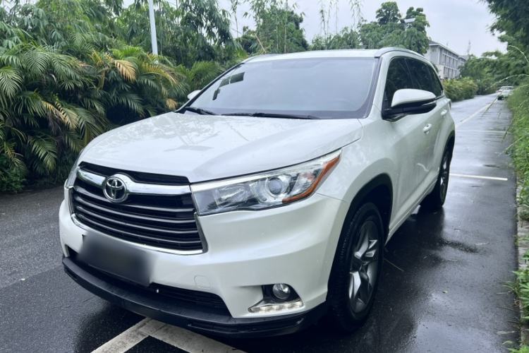Used Toyota Highlander 2015 2.0T Four-Wheel Drive Luxury Edition 7-Seater Guazi used car, China used car export, Used car for sale, Used cars, Cheapest cars for sale