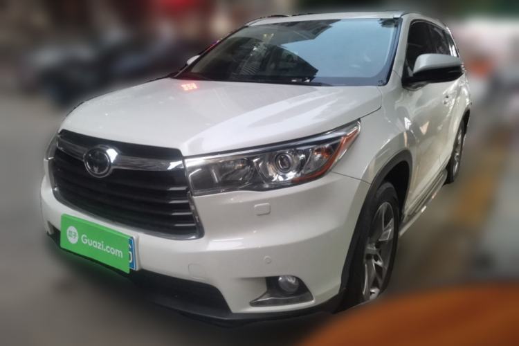 Used Toyota Highlander 2015 2.0T Four-Wheel Drive Ultimate Edition 7-Seater Guazi used car, China used car export, Used car for sale, Used cars, Cheapest cars for sale