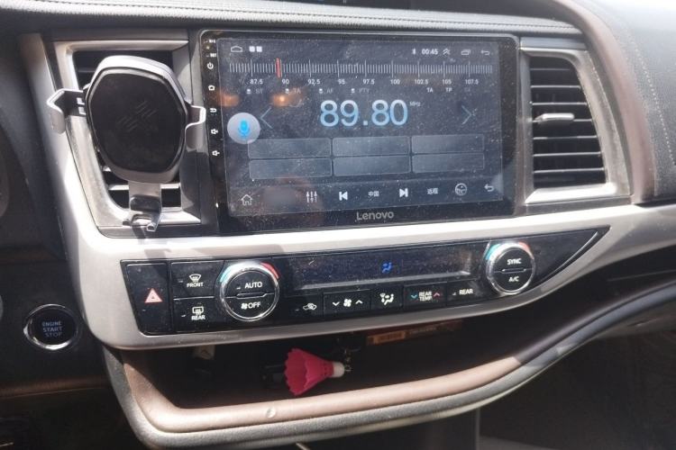 Used Toyota Highlander 2015 2.0T Four-Wheel Drive Luxury Edition 7-Seater Audio And AC Panel