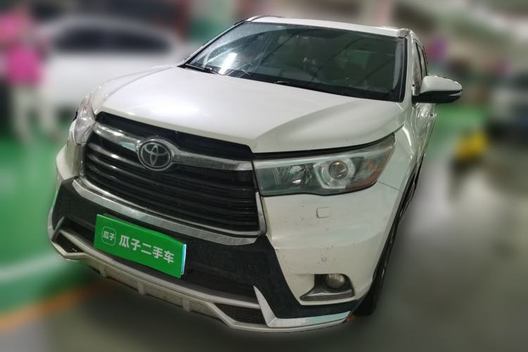 Used Toyota Highlander 2015 2.0T Four-Wheel Drive Ultimate Edition 7-Seater Guazi used car, China used car export, Used car for sale, Used cars, Cheapest cars for sale