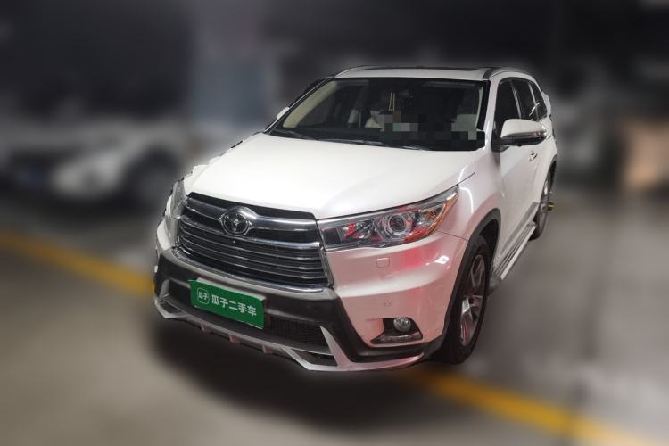 Used Toyota Highlander 2015 2.0T Four-Wheel Drive Ultimate Edition 7-Seater Guazi used car, China used car export, Used car for sale, Used cars, Cheapest cars for sale