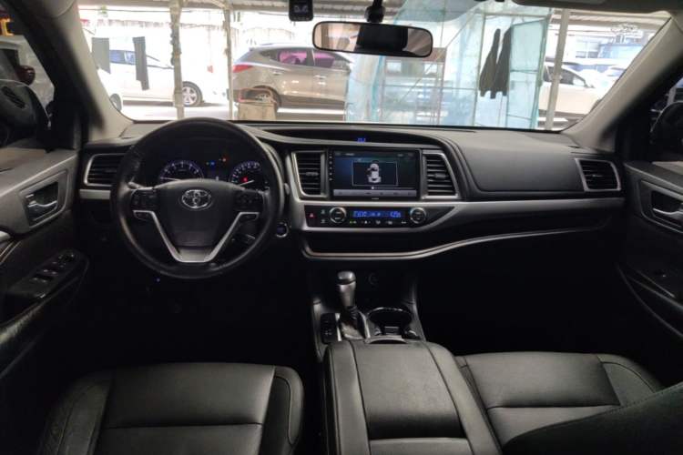 Used Toyota Highlander 2015 2.0T Four-Wheel Drive Luxury Edition 7-Seater Center Console