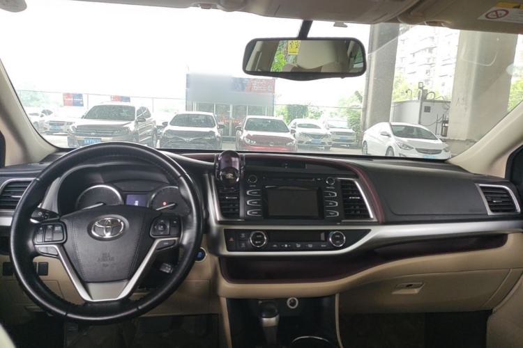 Used Toyota Highlander 2015 2.0T Four-Wheel Drive Luxury Edition 7-Seater Center Console