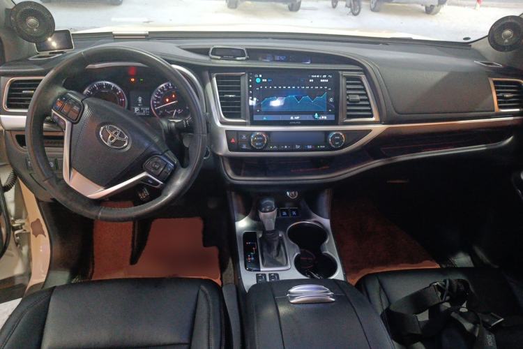 Used Toyota Highlander 2015 2.0T Four-Wheel Drive Luxury Edition 7-Seater Center Console