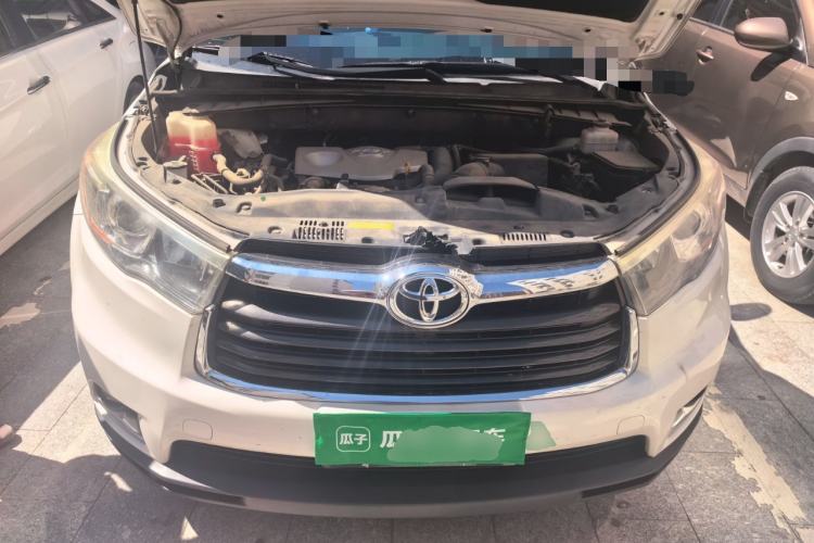 Used Toyota Highlander 2015 2.0T Four-Wheel Drive Luxury Edition 7-Seater Engine Bay