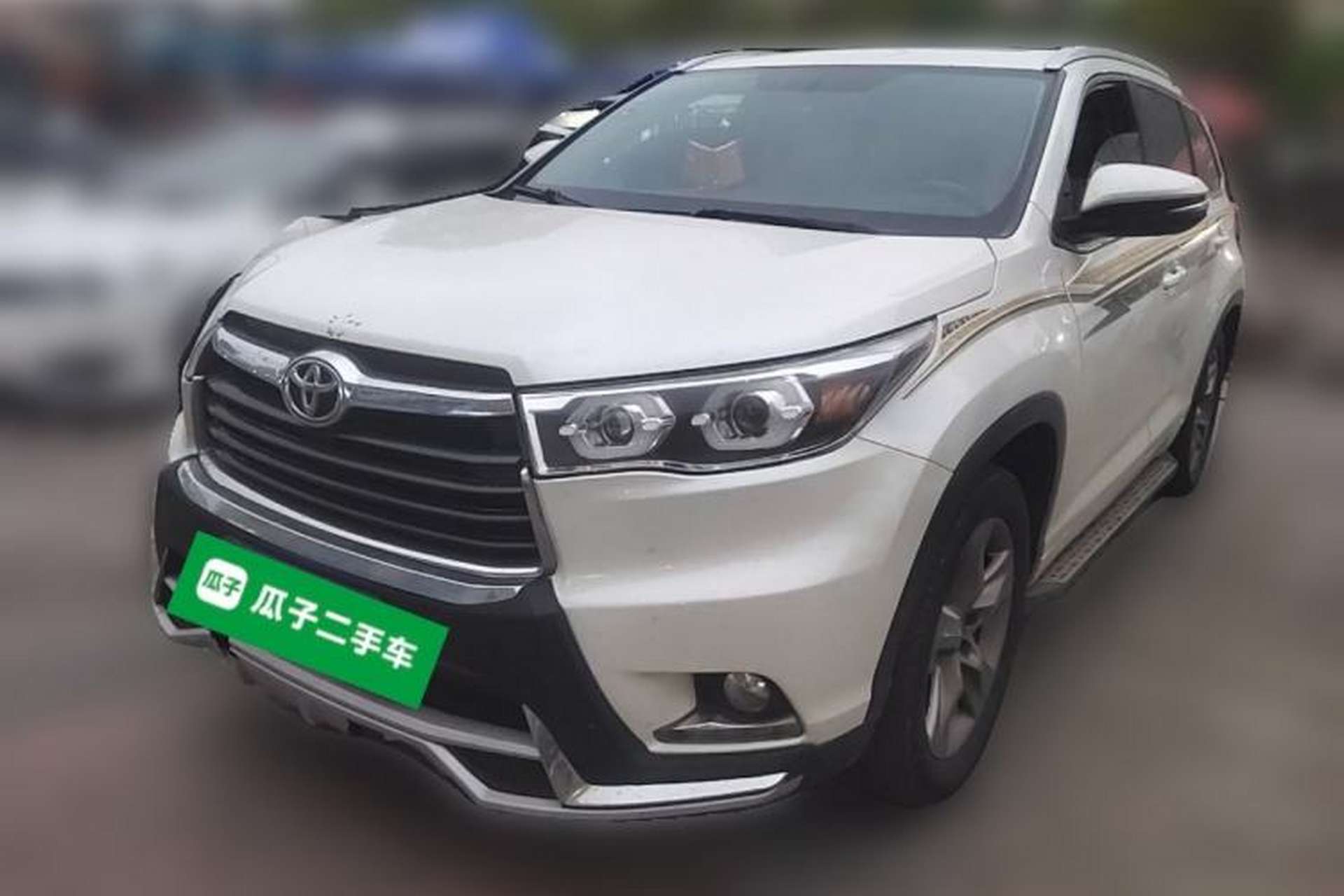 Used Toyota Highlander 2015 2.0T Four-Wheel Drive Luxury Edition 7-Seater Front Left 45 Deg