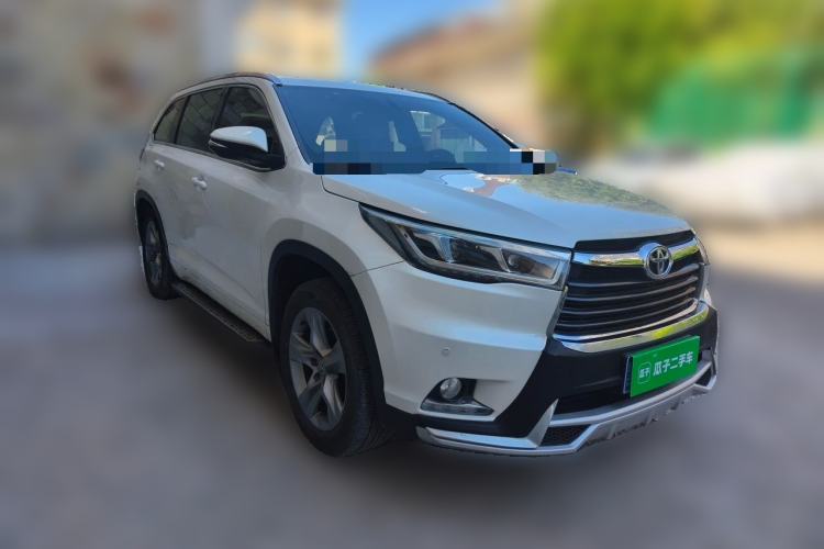 Used Toyota Highlander 2015 2.0T Four-Wheel Drive Luxury Edition 7-Seater Front Right 45 Deg