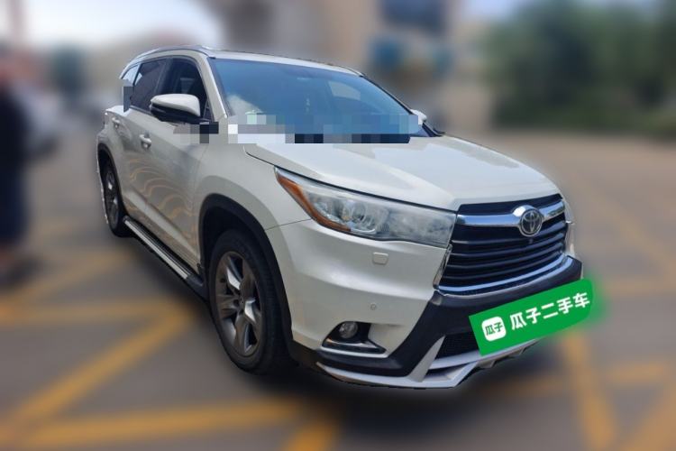 Used Toyota Highlander 2015 2.0T Four-Wheel Drive Ultimate Edition 7-Seater Front Right 45 Deg