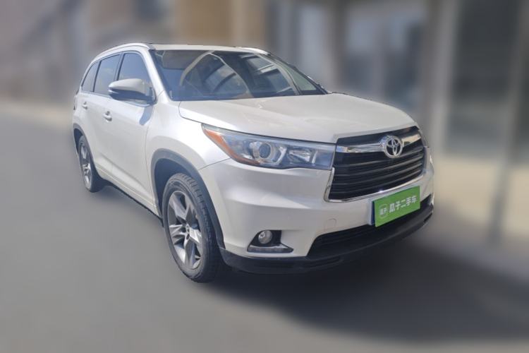 Used Toyota Highlander 2015 2.0T Four-Wheel Drive Luxury Edition 7-Seater Front Right 45 Deg