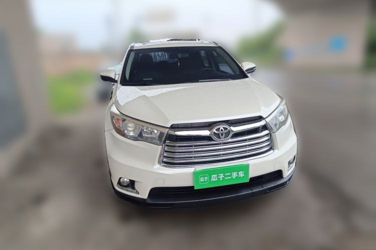 Used Toyota Highlander 2015 2.0T Four-Wheel Drive Luxury Edition 7-Seater Front Right 45 Deg