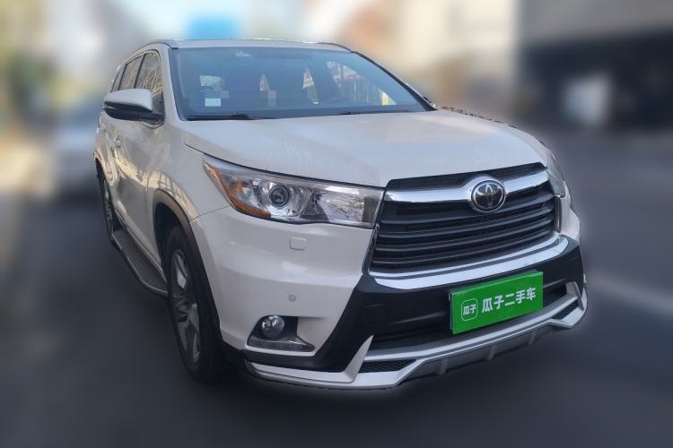 Used Toyota Highlander 2015 2.0T Four-Wheel Drive Ultimate Edition 7-Seater Front Right 45 Deg
