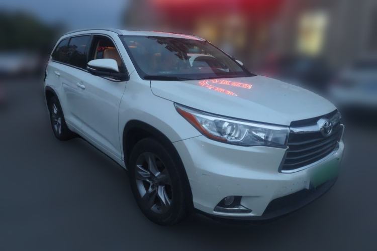 Used Toyota Highlander 2015 2.0T Four-Wheel Drive Luxury Edition 7-Seater Front Right 45 Deg