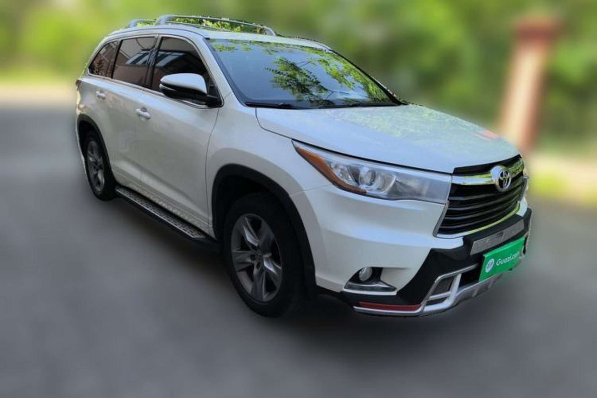 Used Toyota Highlander 2015 2.0T Four-Wheel Drive Luxury Edition 7-Seater Front Right 45 Deg