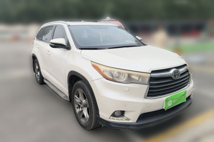 Used Toyota Highlander 2015 2.0T Four-Wheel Drive Ultimate Edition 7-Seater Front Right 45 Deg