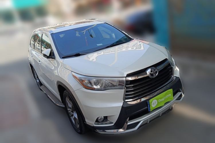 Used Toyota Highlander 2015 2.0T Four-Wheel Drive Luxury Edition 7-Seater Front Right 45 Deg