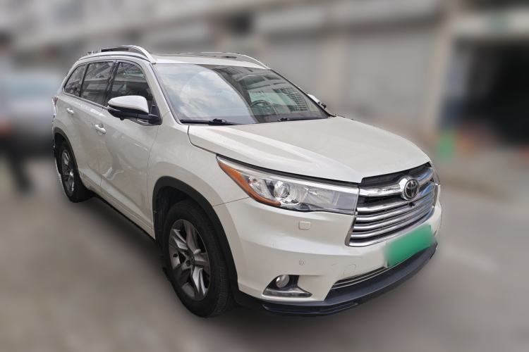Used Toyota Highlander 2015 2.0T Four-Wheel Drive Ultimate Edition 7-Seater Front Right 45 Deg