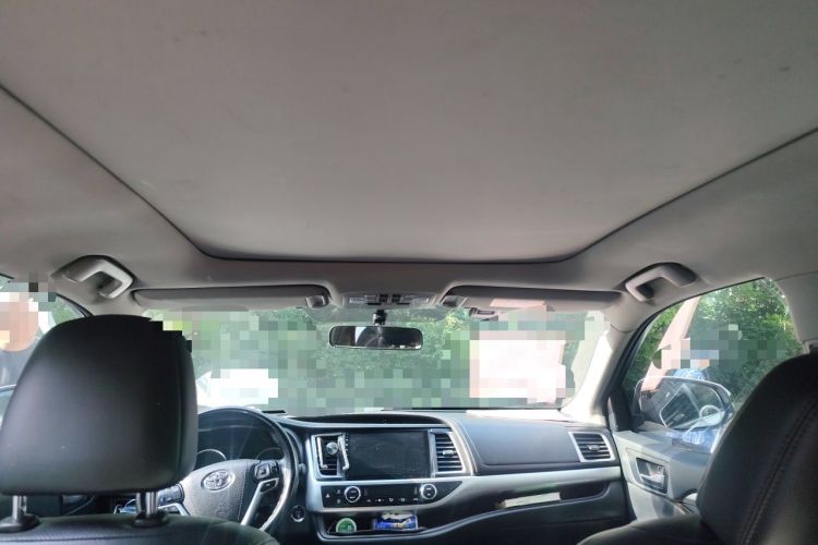 Used Toyota Highlander 2015 2.0T Four-Wheel Drive Luxury Edition 7-Seater Headliner