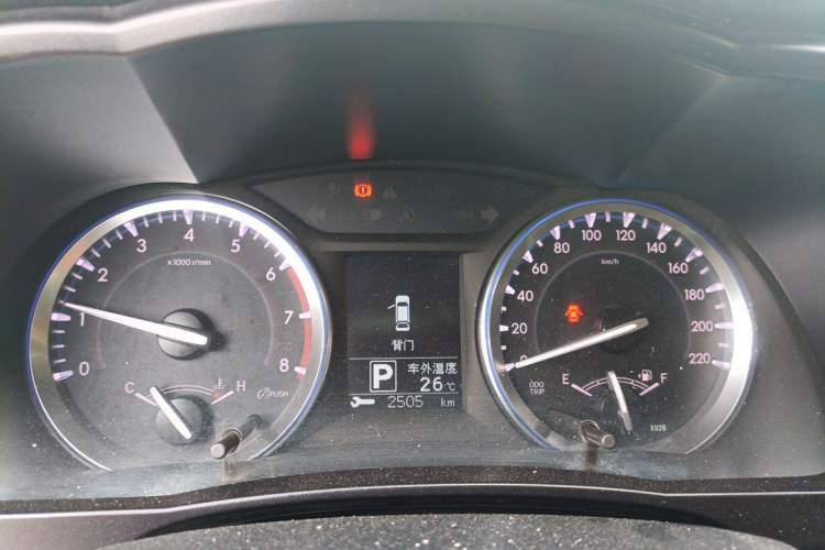Used Toyota Highlander 2015 2.0T Four-Wheel Drive Luxury Edition 7-Seater Instrument Cluster