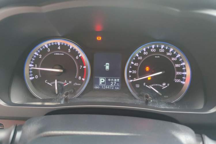 Used Toyota Highlander 2015 2.0T Four-Wheel Drive Luxury Edition 7-Seater Instrument Cluster