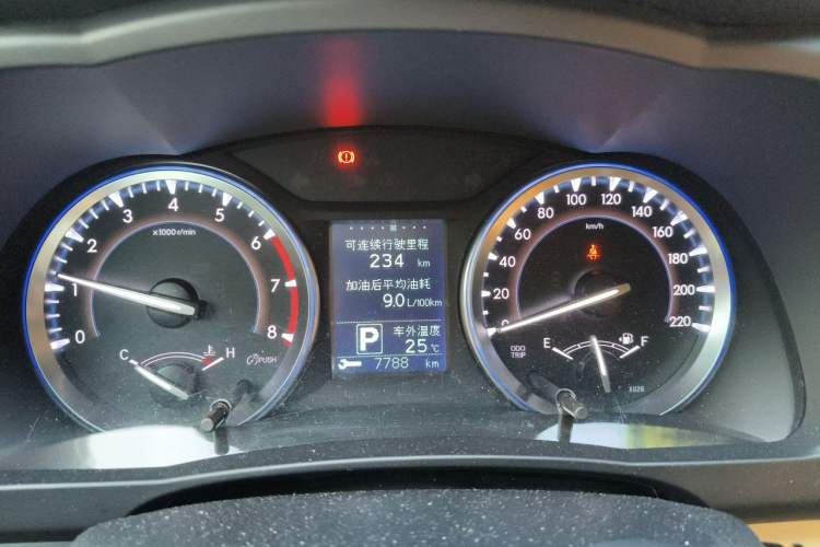 Used Toyota Highlander 2015 2.0T Four-Wheel Drive Luxury Edition 7-Seater Instrument Cluster