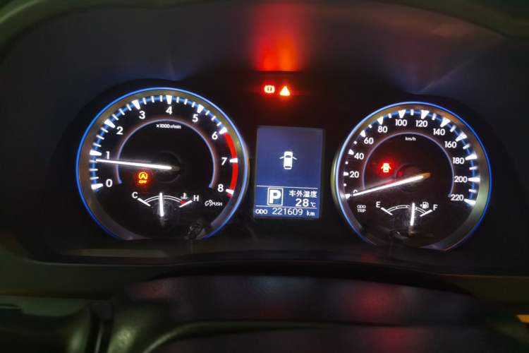 Used Toyota Highlander 2015 2.0T Four-Wheel Drive Luxury Edition 7-Seater Instrument Cluster