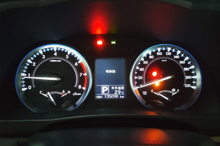 Used Toyota Highlander 2015 2.0T Two-Wheel Drive Luxury Edition 7 Seats Instrument Cluster