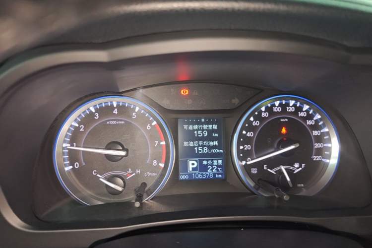 Used Toyota Highlander 2015 2.0T Four-Wheel Drive Luxury Edition 7-Seater Instrument Cluster