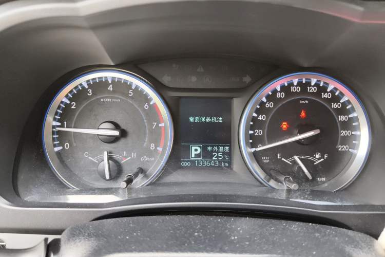 Used Toyota Highlander 2015 2.0T Four-Wheel Drive Luxury Edition 7-Seater Instrument Cluster