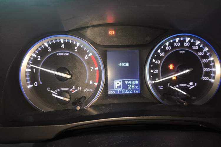 Used Toyota Highlander 2015 2.0T Four-Wheel Drive Luxury Edition 7-Seater Instrument Cluster