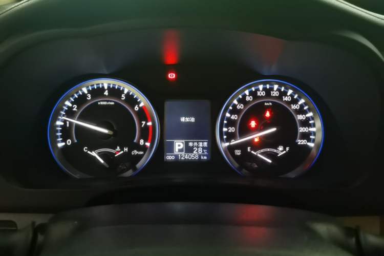 Used Toyota Highlander 2015 2.0T Four-Wheel Drive Luxury Edition 7-Seater Instrument Cluster