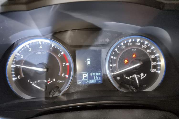 Used Toyota Highlander 2015 2.0T Four-Wheel Drive Luxury Edition 7-Seater Instrument Cluster