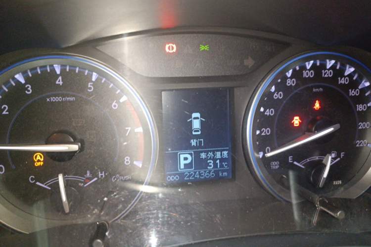 Used Toyota Highlander 2015 2.0T Four-Wheel Drive Luxury Edition 7-Seater Instrument Cluster