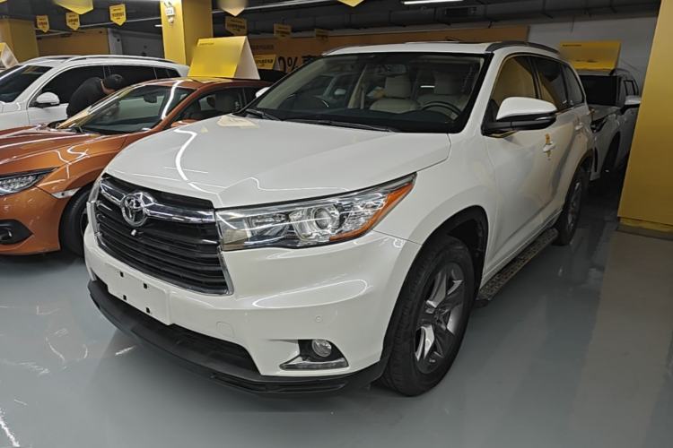 Used Toyota Highlander 2015 2.0T Four-Wheel Drive Luxury Edition 7-Seater Guazi used car, China used car export, Used car for sale, Used cars, Cheapest cars for sale
