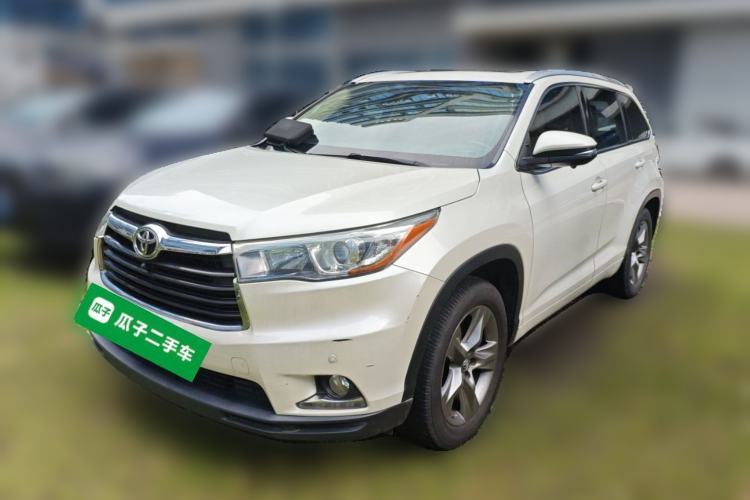 Used Toyota Highlander 2015 2.0T Four-Wheel Drive Luxury Edition 7-Seater Guazi used car, China used car export, Used car for sale, Used Toyota cars, Cheapest cars for sale
