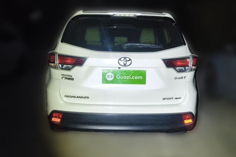 Used Toyota Highlander 2015 2.0T Four-Wheel Drive Luxury Edition 7-Seater Rear